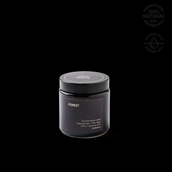 Mulieres Vonná svíčka ve skle - Les (120 ml)