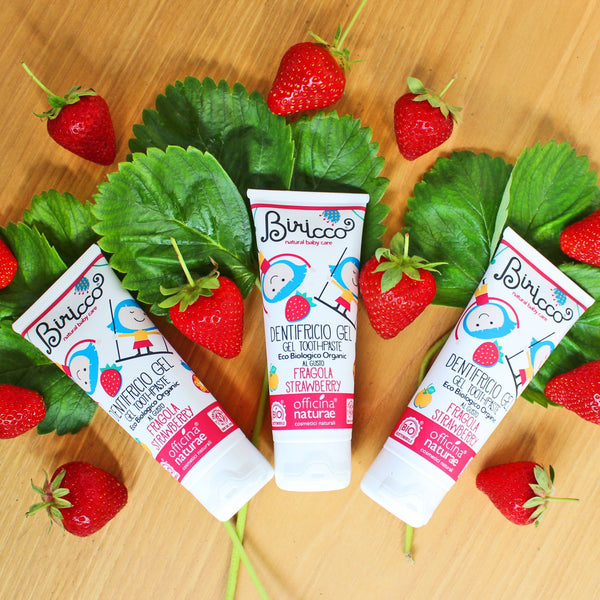 Officina Naturae Dětská zubní pasta - jahoda (75 ml)