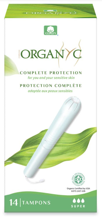 Organyc Tampony s aplikátorem Super (14 ks)