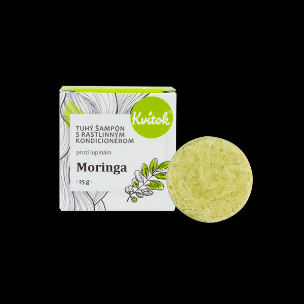 Kvitok Tuhý šampon s kondicionérem proti lupům Moringa