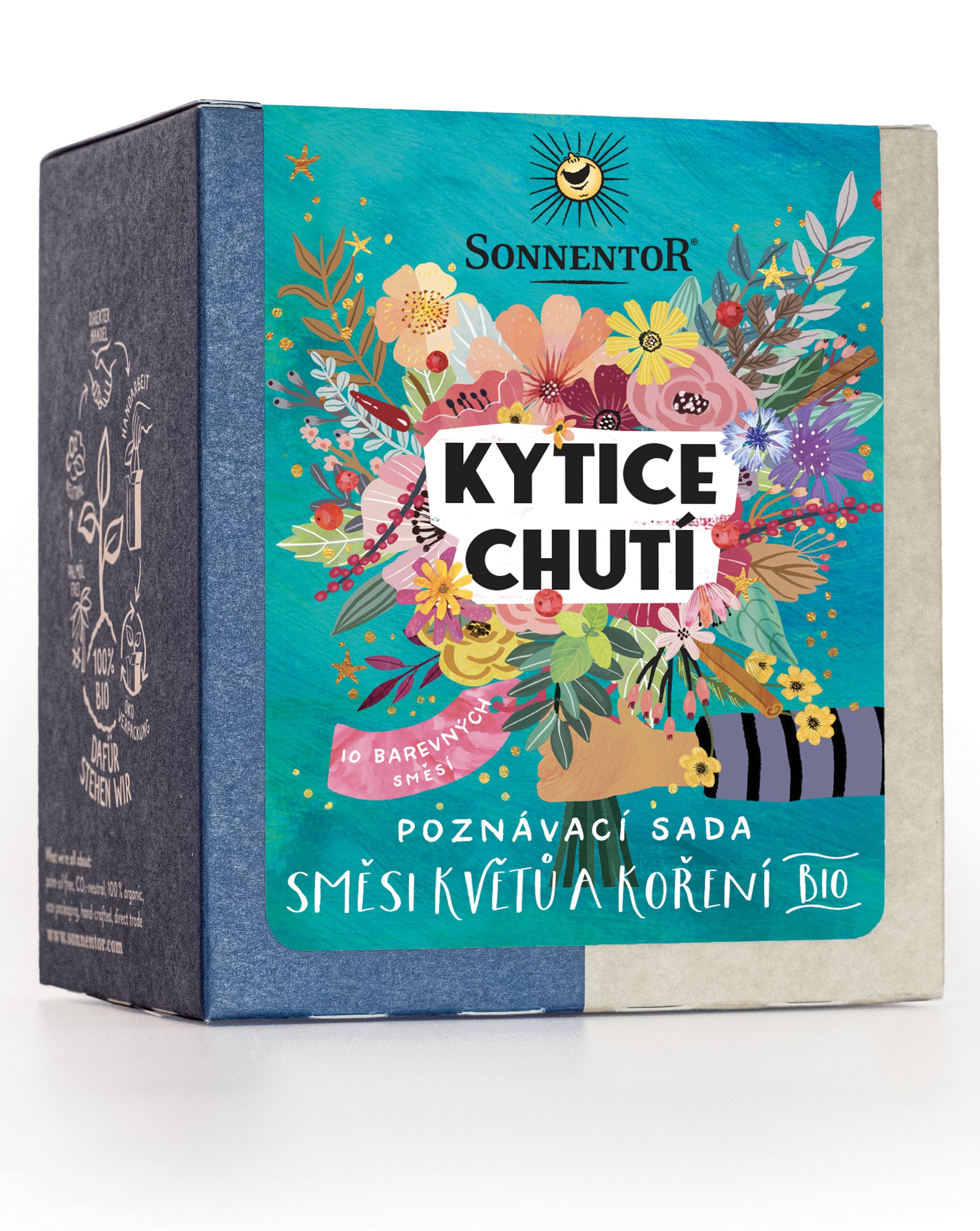 Sonnentor Poznávací sada směsi květů a koření Kytice chutí BIO (10 x 5 g)