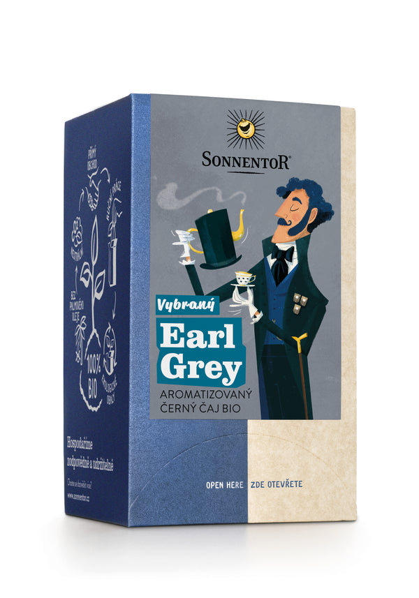 Sonnentor Černý čaj aromatizovaný Vybraný Earl Grey BIO - nálev. sáčky (18 x 1,5 g)