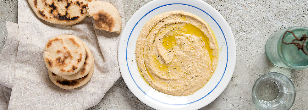 Hummus s pita chlebem - videorecept