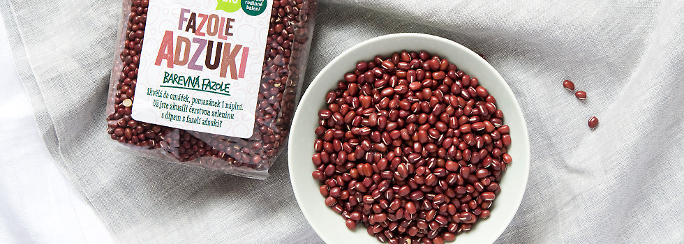 Fazole adzuki 5x jinak