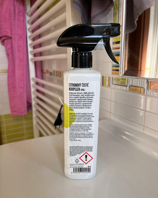 Natasha Citronový čistič koupelen - sprej (500 ml)