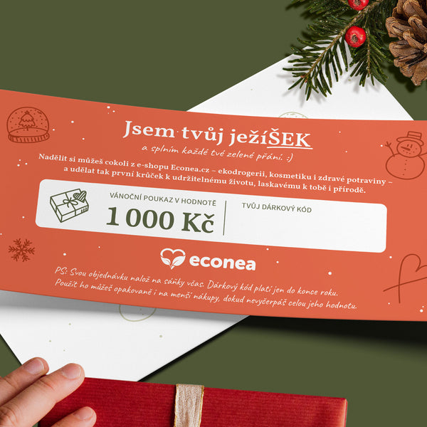JežíŠEK - Fyzický dárkový poukaz k Vánocům