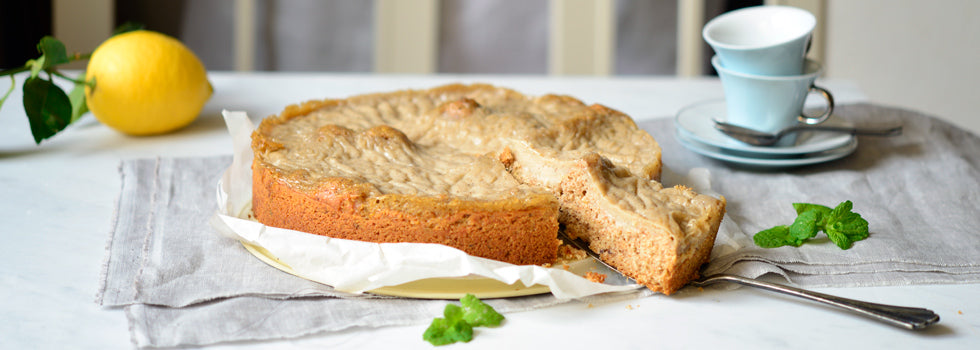 Litý koláč s vanilkovým pudinkem