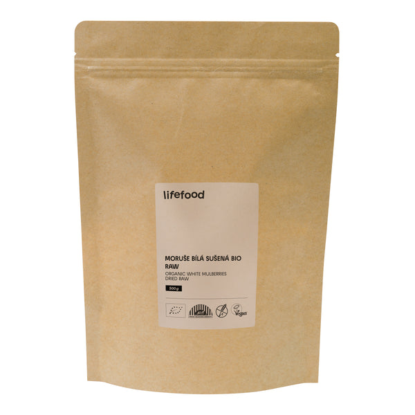 130125 Moruše bílá sušená RAW 500 g BIO LIFEFOOD -1