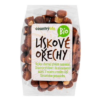 Country Life Lískové ořechy BIO (100 g)
