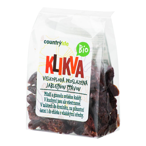 150047 Klikva velkoplodá proslazená jablečnou šťávou 100 g BIO COUNTRY LIFE-2