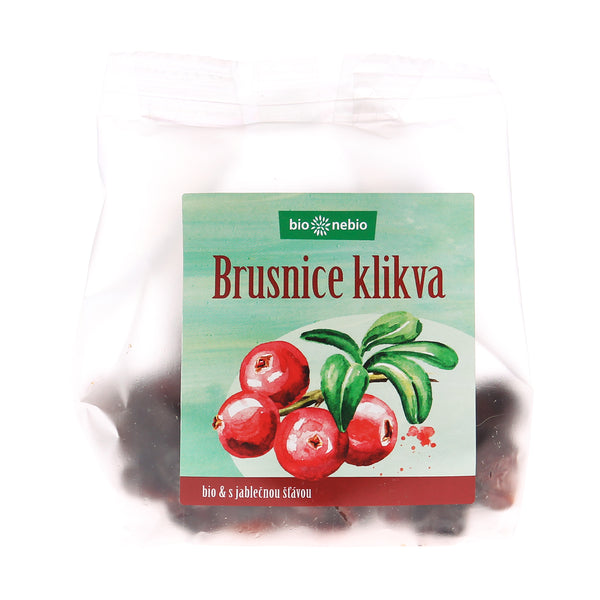 150134 Klikva brusnice s jablečnou šťávou 75 g BIO BIO NEBIO-1