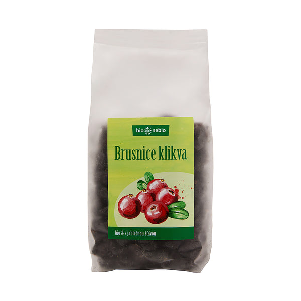 150135 Klikva brusnice s jablečnou šťávou 400 g BIO BIO NEBIO-1