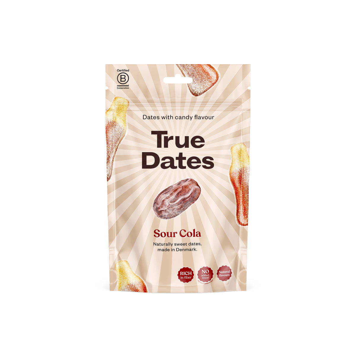 Datle Rokok True Dates Datle s příchutí kyselá cola (100 g) – Econea.cz