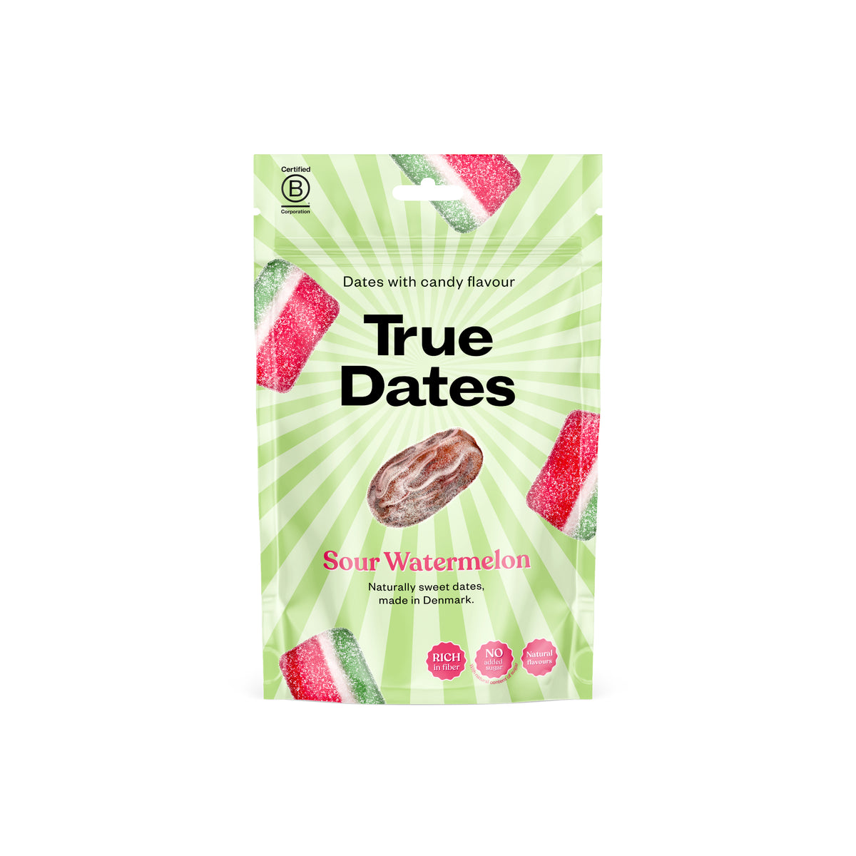 Datle Rokok True Dates Datle s příchutí kyselý meloun (100 g) – Econea.cz