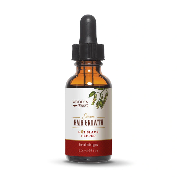 Wooden Spoon Sérum na růst vlasů s černým kořením BIO (30 ml)