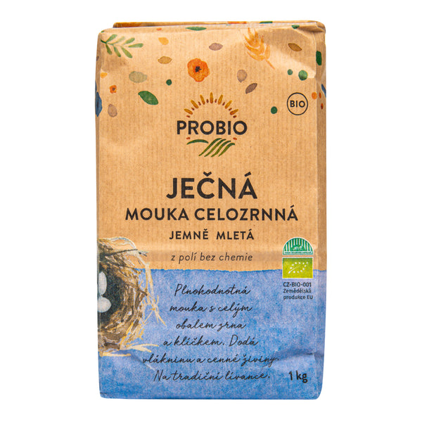 210005 Mouka ječná celozrnná jemně mletá 1 kg BIO PROBIO-2
