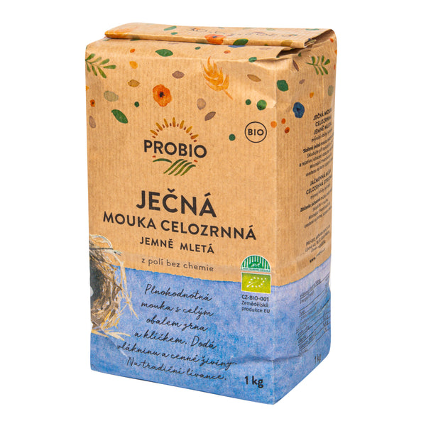 210005 Mouka ječná celozrnná jemně mletá 1 kg BIO PROBIO-3