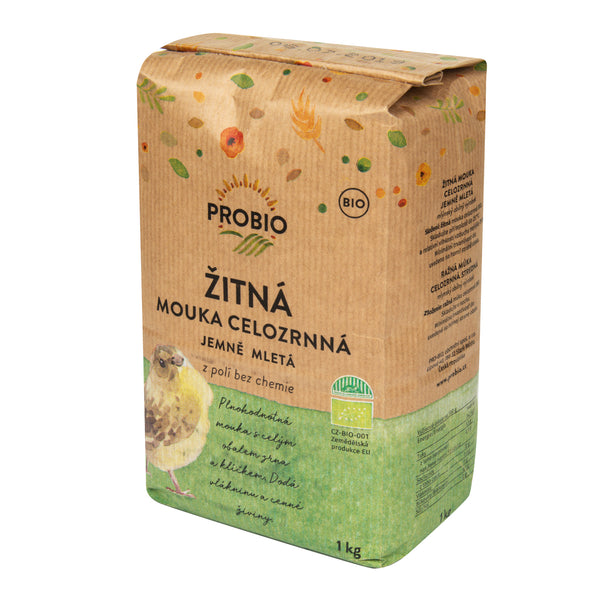 210083 Mouka žitná celozrnná jemně mletá 1 kg BIO PROBIO-2