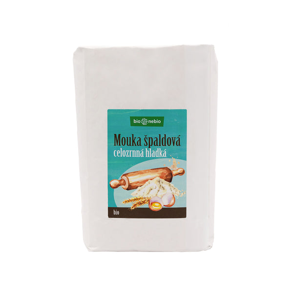 210124 Mouka špaldová celozrnná hladká 1 kg BIO BIO NEBIO-1