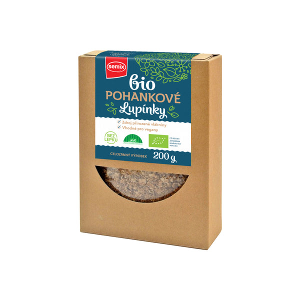 221005 Lupínky pohankové bezlepkové 200 g BIO SEMIX-1