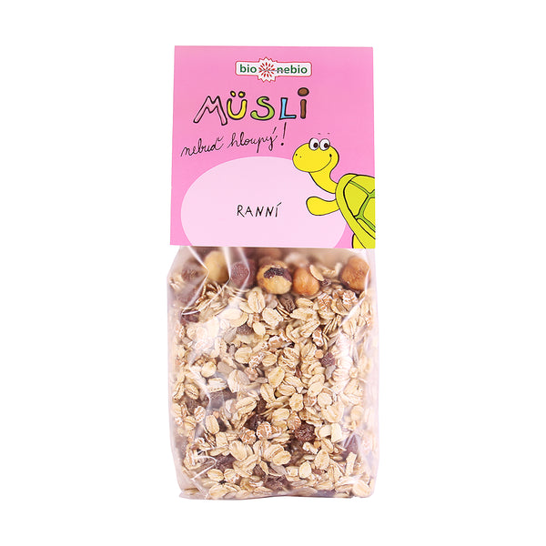 230146 Müsli Nebuď hloupý! Ranní s oříšky 350 g BIO BIO NEBIO-1