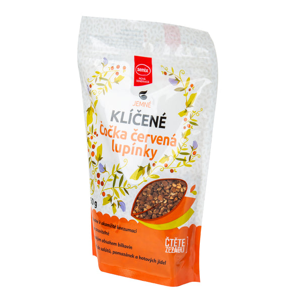 232062 Lupínky z červené čočky klíčené 250 g SEMIX-2