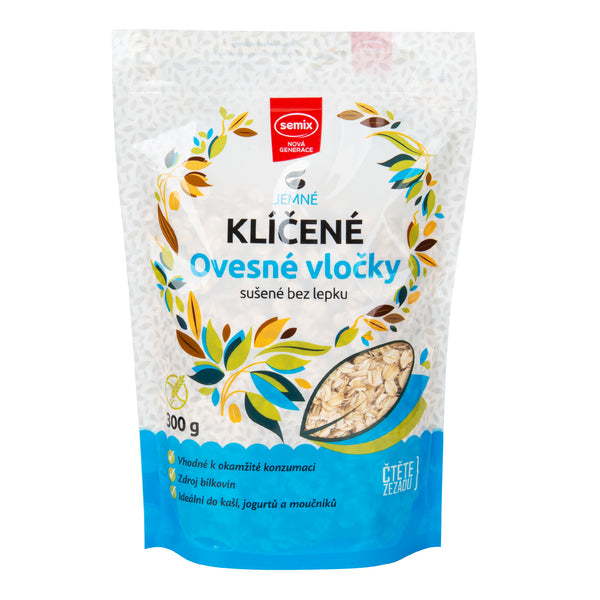 232063 Vločky ovesné klíčené bezlepkové 300  g SEMIX-1