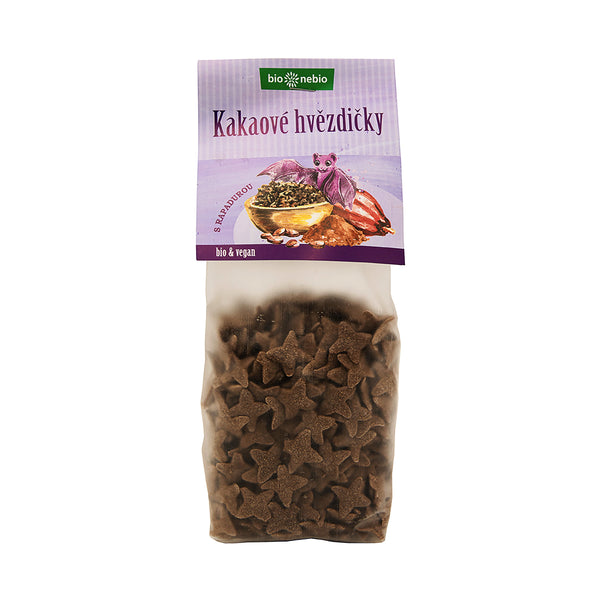 233084 Hvězdičky kakaové s Rapadurou 150 g BIO BIO NEBIO-1