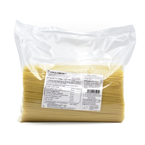 260156 Těstoviny špagety semolinové5 kg BIO GIROLOMONI-1