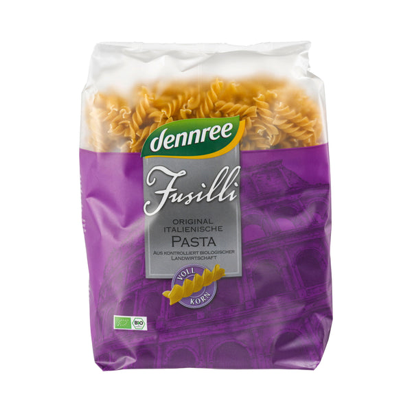 260170 Těstoviny fusilli celozrnné 1000 g BIO DENNREE-1