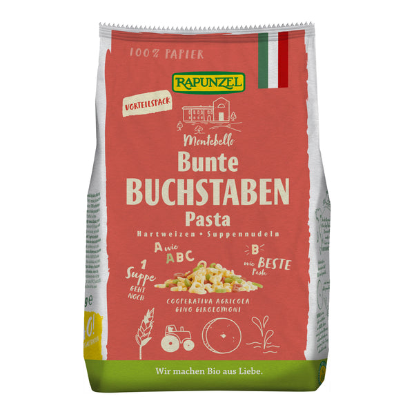 260205 Písmenka semolina barevná 500 g BIO RAPUNZEL-1