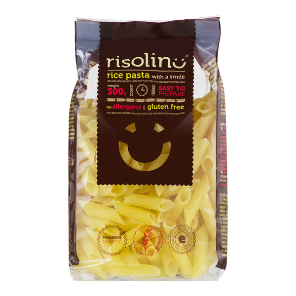 263015 Těstoviny penne rýžové bezlepkové 300 g RISOLINO-1