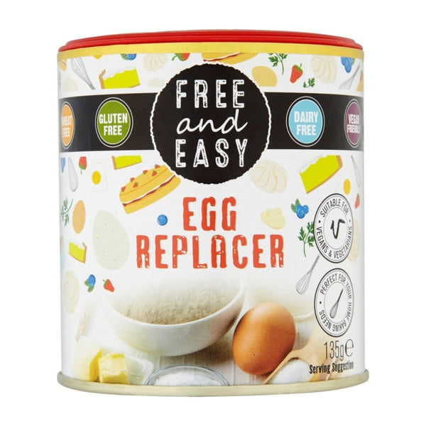 FREE & EASY Egg replacer Rostlinná náhrada vajec (135 g)