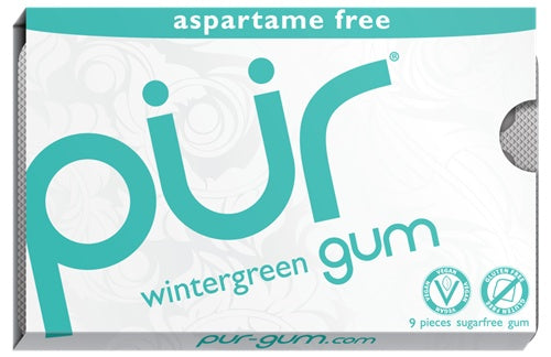 Pür Gum Žvýkačky Wintergreen (9 ks)