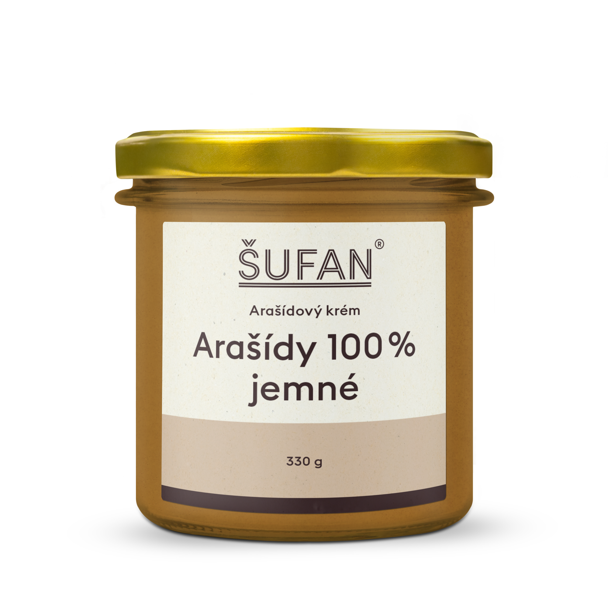 Šufan Arašídové máslo 100% (330 g) - jemné