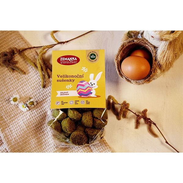 Zemanka Sušenky velikonoční se zeleným ječmenem BIO (100 g)