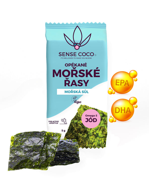 SENSE COCO Opékané mořské řasy s mořskou solí (5 g)