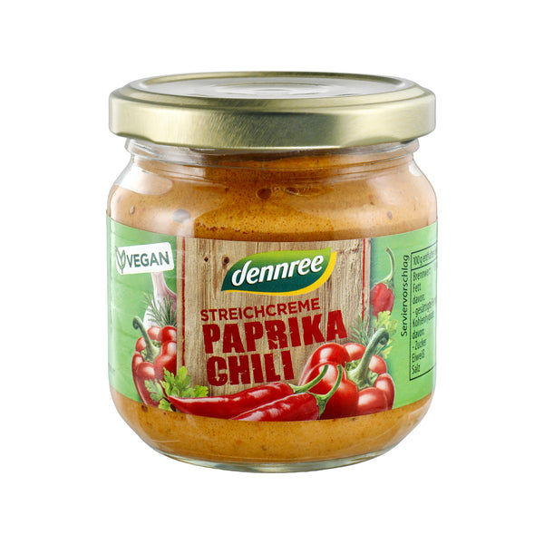 310033 Pomazánka paprika a chilli 180 g BIO DENNREE-1