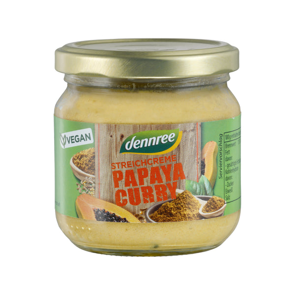 310035 Pomazánka papája a kari 180 g BIO DENNREE-1