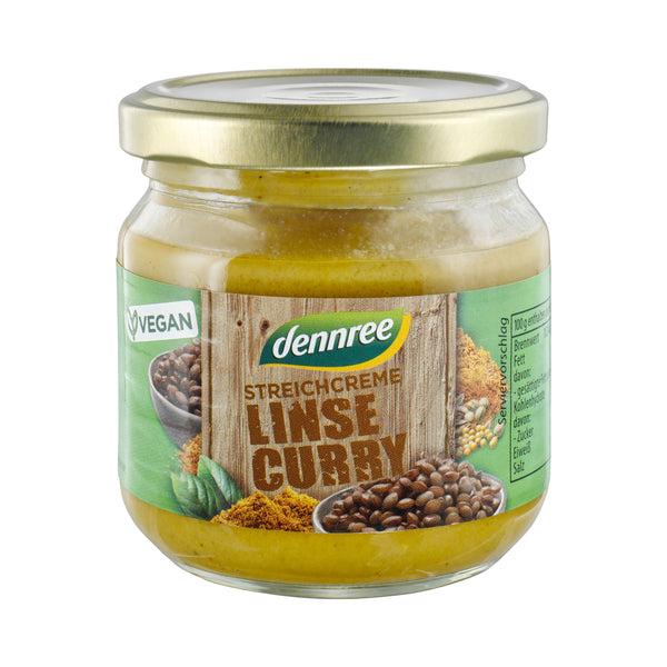 310036 Pomazánka čočka a kari 180 g BIO DENNREE-1