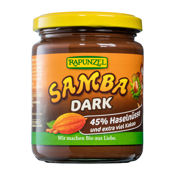 325360 Pomazánka oříšková SAMBA dark 250 g BIO RAPUNZEL-1