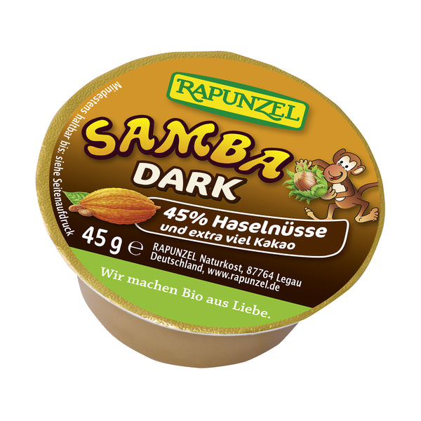 325361 Pomazánka oříšková SAMBA dark mini 45 g BIO RAPUNZEL-1