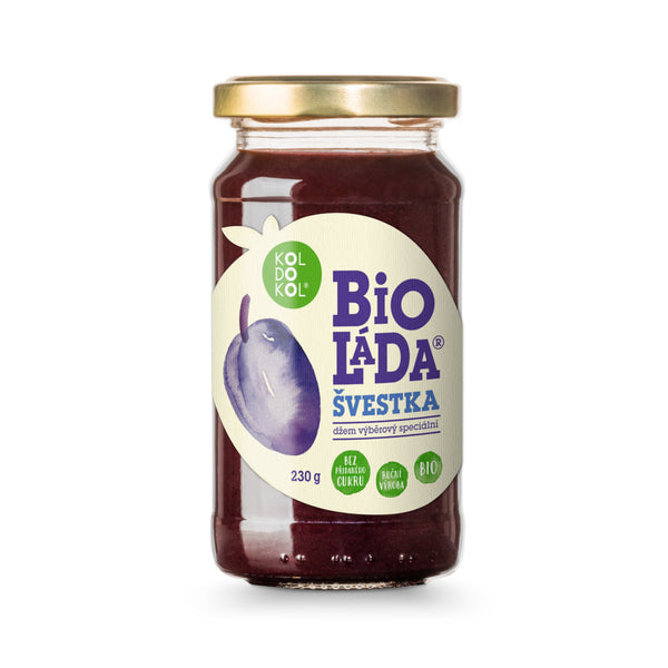 330110 Bioláda pomazánka ovocná švestka 230 g BIO KOLDOKOL-1