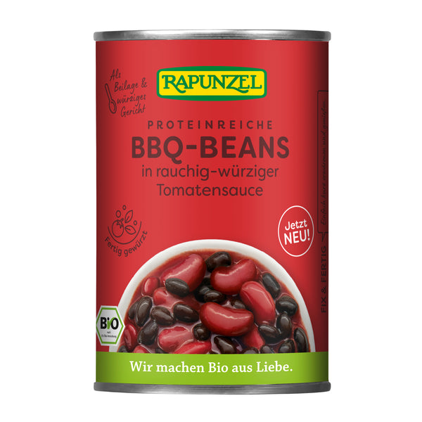 341077 Směs fazolí sterilovanáBarbecue 400 g BIO RAPUNZEL-1