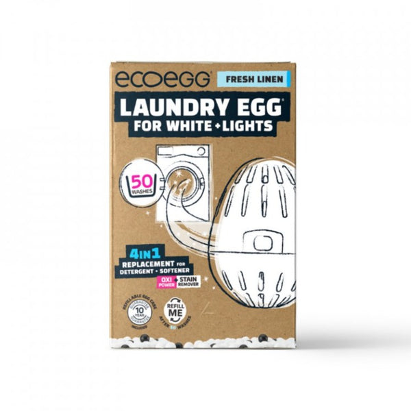 Ecoegg Prací vajíčko na bílé prádlo s vůní svěží bavlny - na 50 pracích cyklů