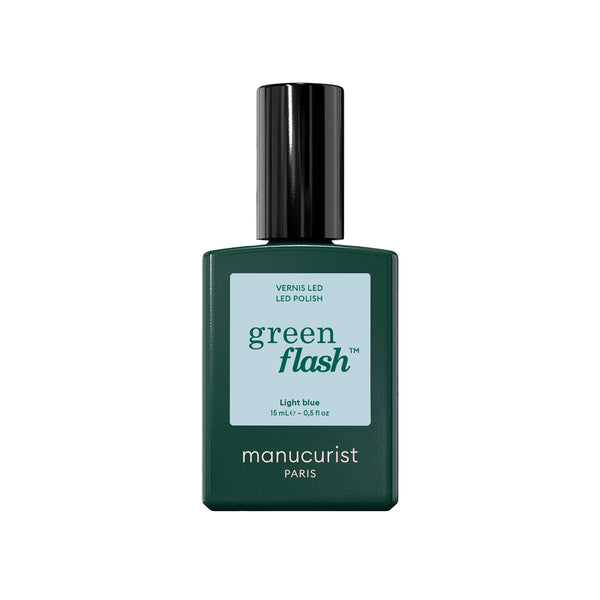 Manucurist Green Flash LED gel lak na nehty - Light Blue (15 ml)