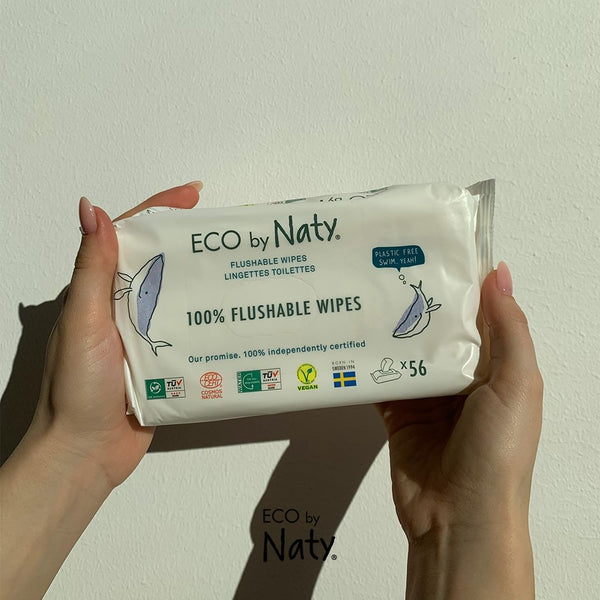 Eco by Naty Dětské vlhčené hygienické ubrousky