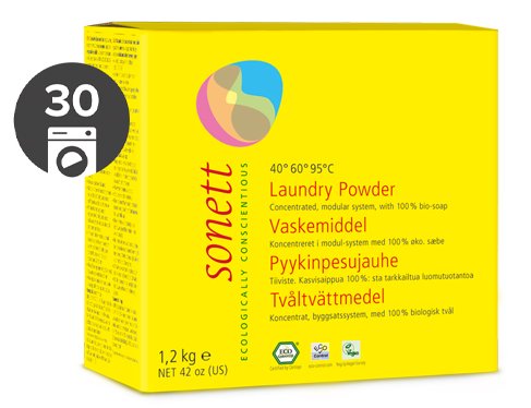 Sonett Prací prášek BIO - 10 kg - II. jakost