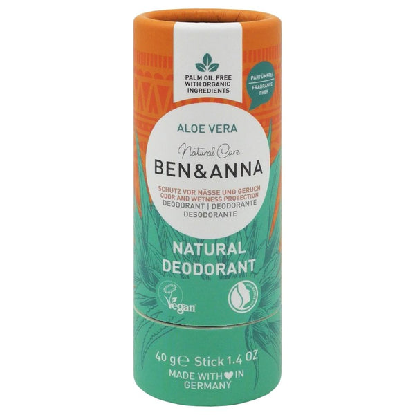 Ben & Anna Tuhý deodorant bez parfemace (40 g) - Aloe Vera