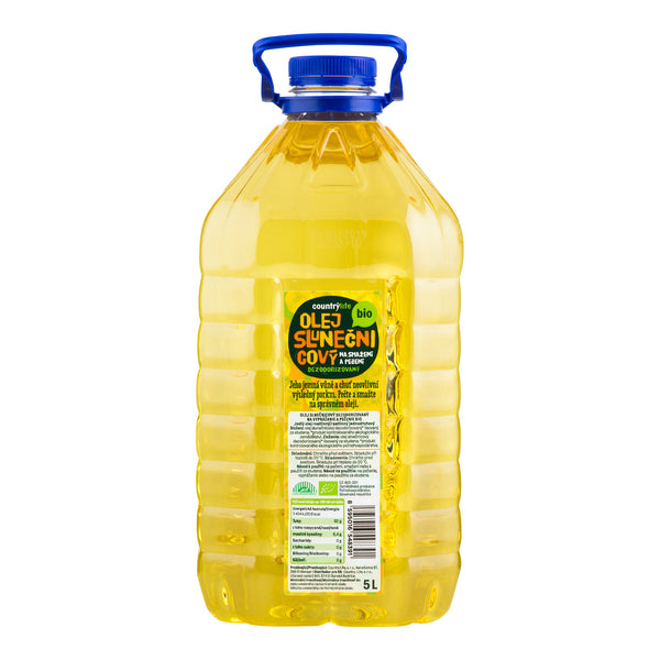 430001 Olej slunečnicový dezodorizovaný na smažení a pečení 5 l BIO COUNTRY LIFE-1